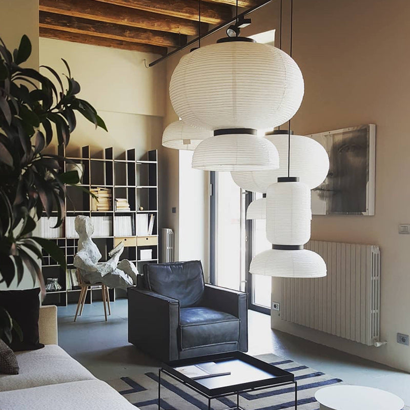 Formakami JH5 Paper Pendant Light Japandi Lantern Chandelier