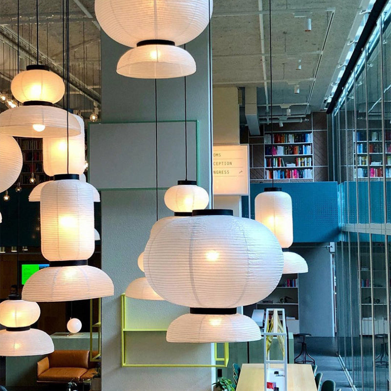 Formakami JH5 Paper Pendant Light Japandi Lantern Chandelier