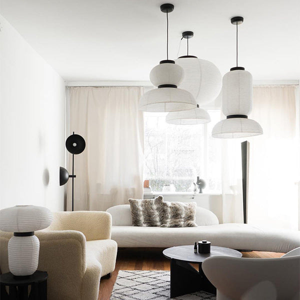 Formakami JH5 Paper Pendant Light Japandi Lantern Chandelier