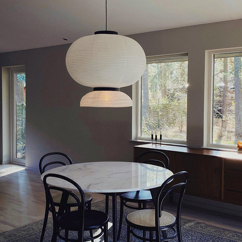 Formakami JH5 Paper Pendant Light Japandi Lantern Chandelier