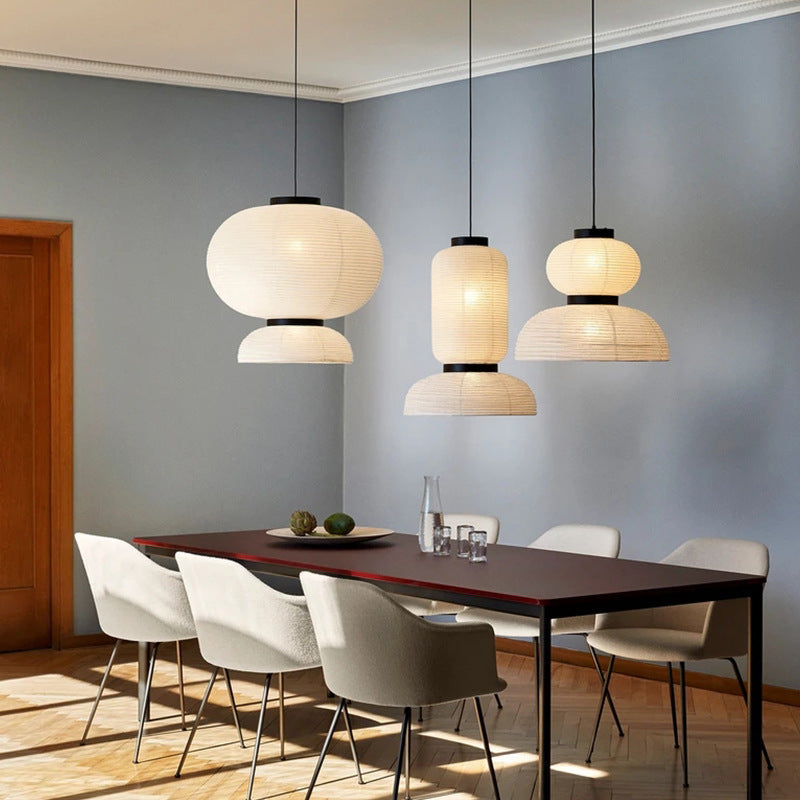 Formakami JH5 Paper Pendant Light Japandi Lantern Chandelier