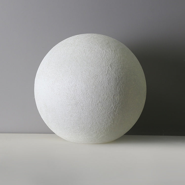 Solar Powered Moon Globe Lamp Outdoor IP65 Waterproof Hemp Fiber Light