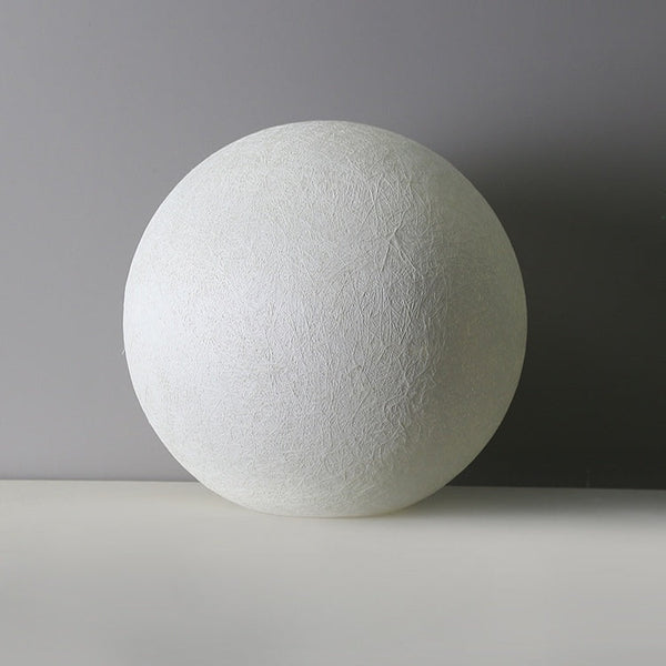 Solar Powered Moon Globe Lamp Outdoor IP65 Waterproof Hemp Fiber Light