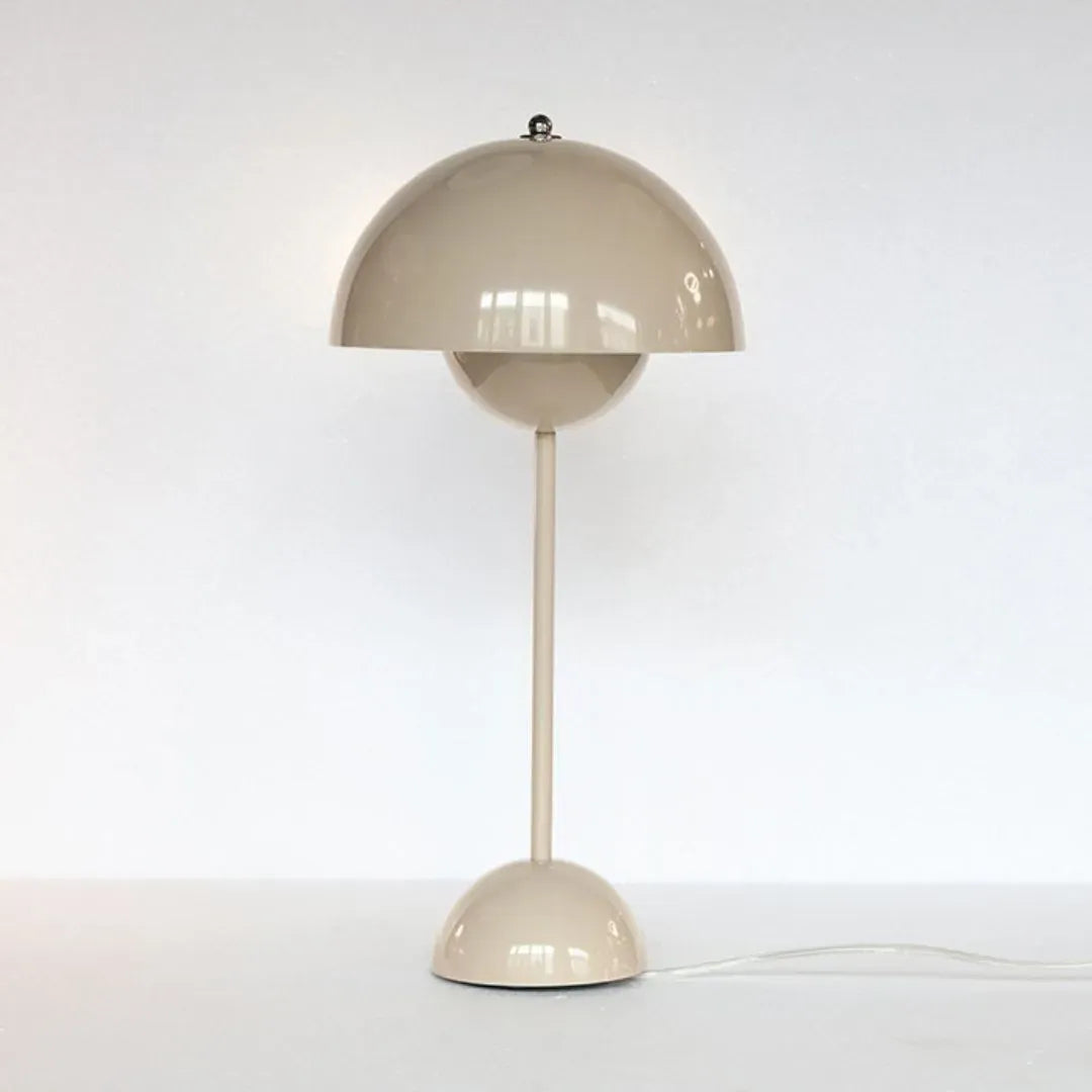 Danish Design Flowerpot Table Lamp Mushroom Metal Desk Lamp