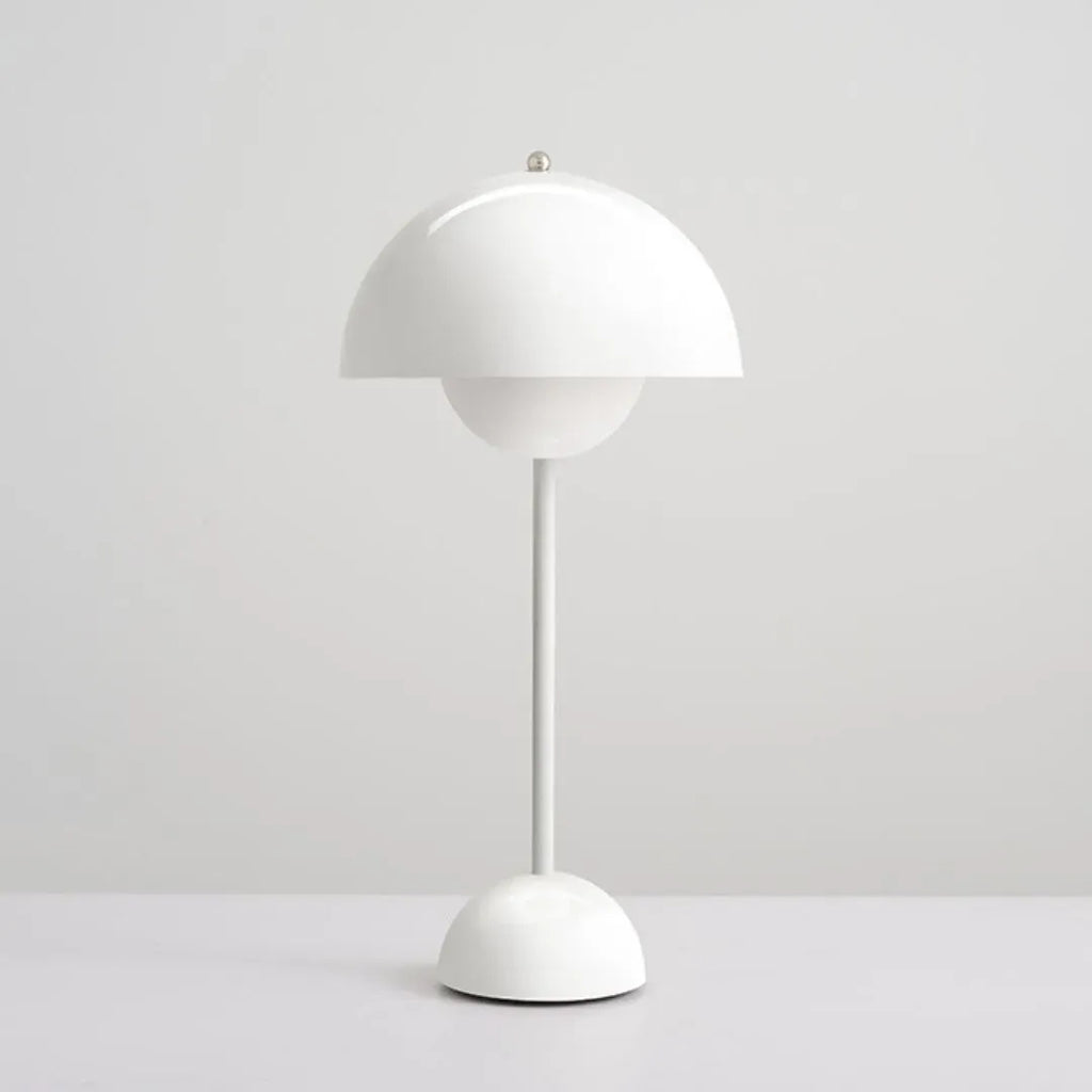 Danish Design Flowerpot Table Lamp Mushroom Metal Desk Lamp