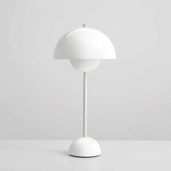 Danish Design Flowerpot Table Lamp Mushroom Metal Desk Lamp