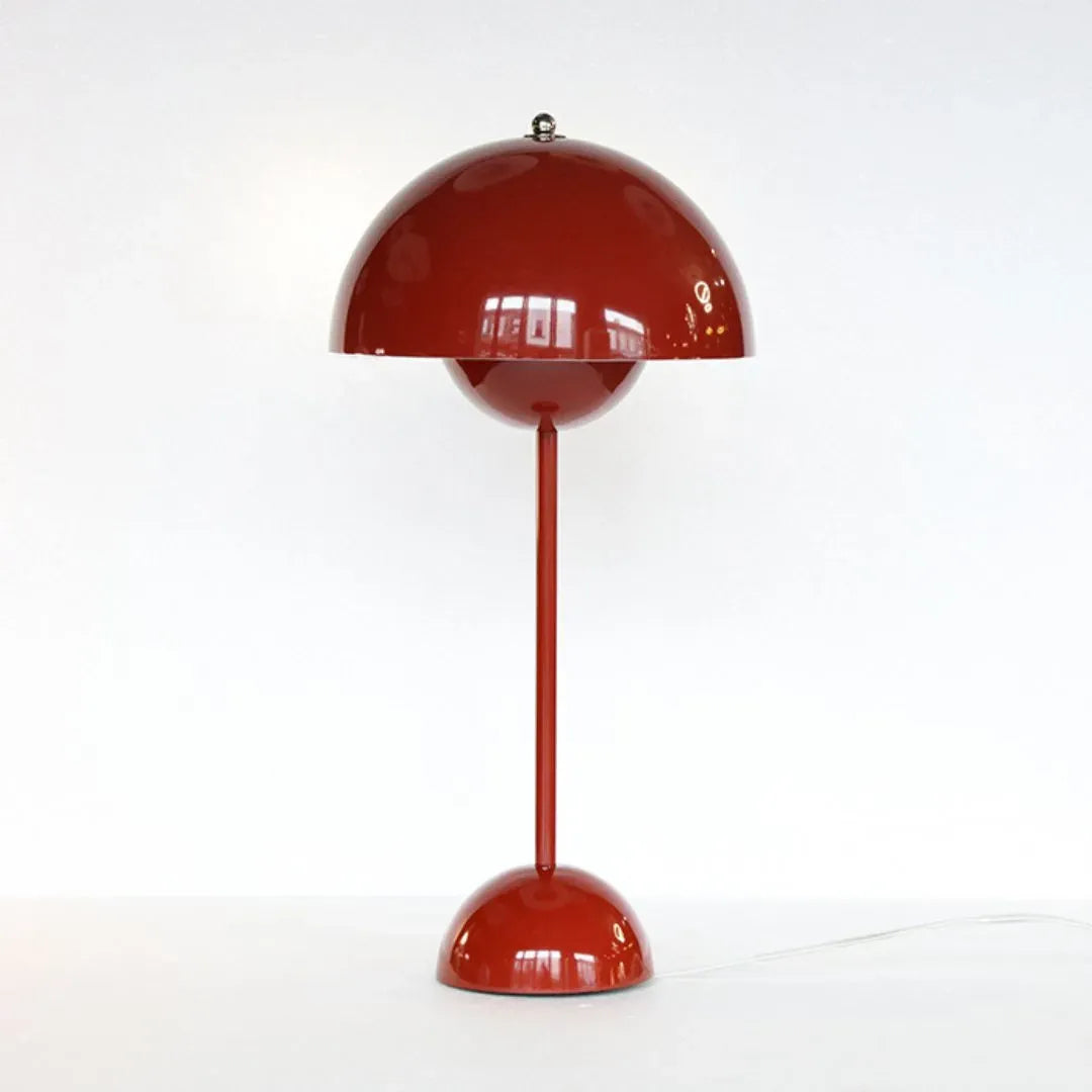 Danish Design Flowerpot Table Lamp Mushroom Metal Desk Lamp
