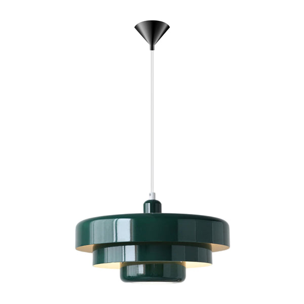 Single Head Medieval Iron Pendant Light Retro Chandelier