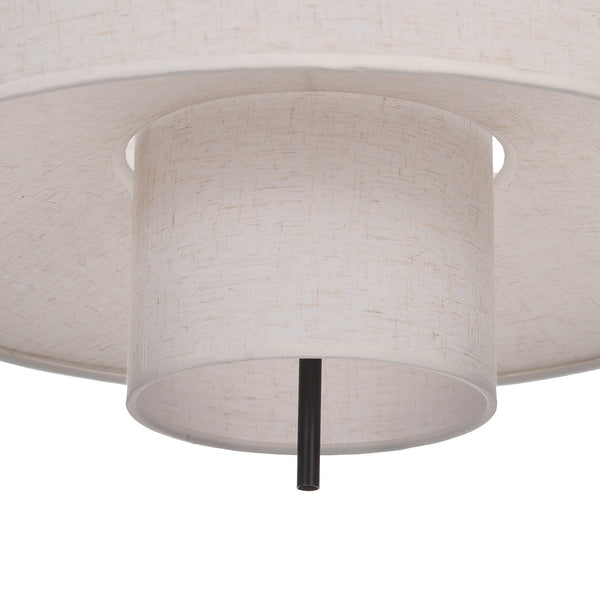 Modern Fabric Cylinder Pendant Light Minimalist Drum Chandelier