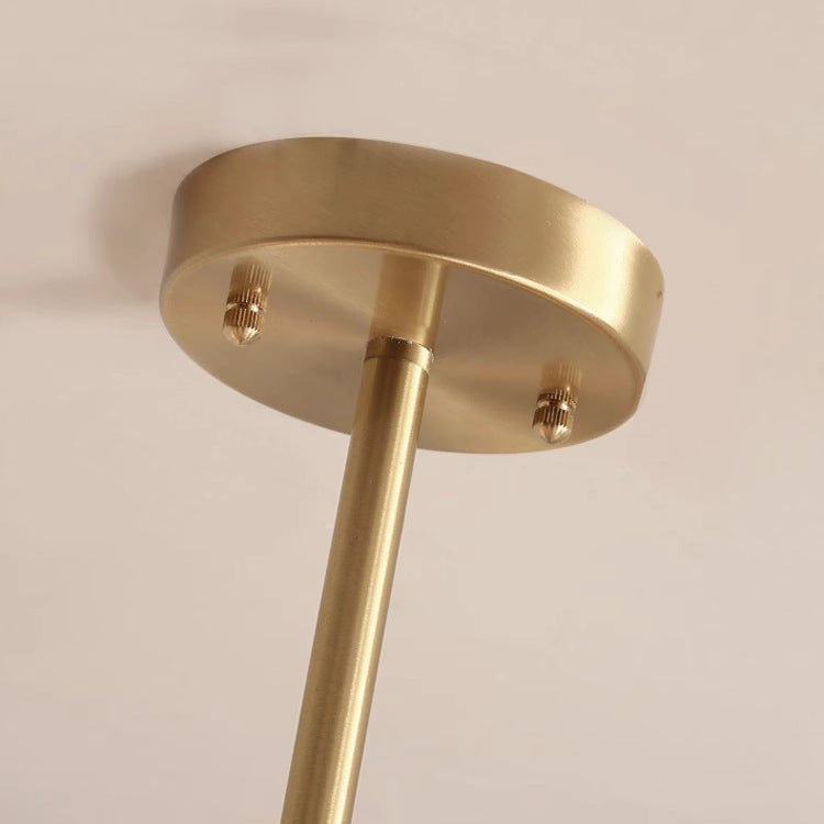 Large 8-Light Modern Brass Sputnik Chandelier Opal Globe Lamp