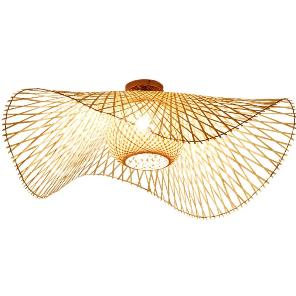 High-Quality Bamboo Pendant Light Wicker Lampshade