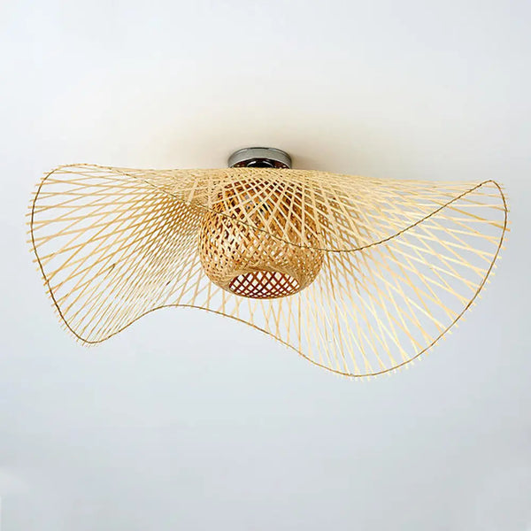 High-Quality Bamboo Pendant Light Wicker Lampshade
