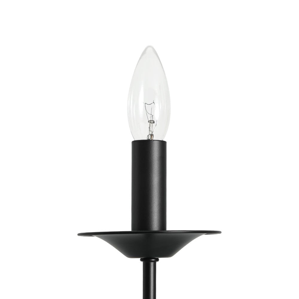 Modern Farmhouse 9-Light Candlestick Tiered Chandelier