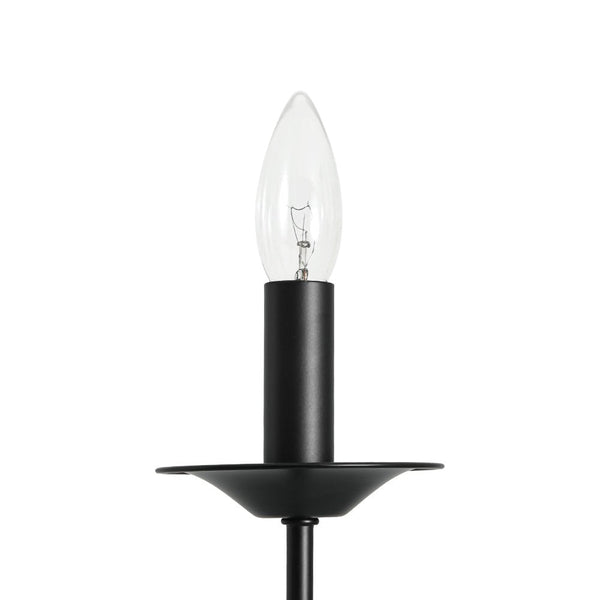 Modern Farmhouse 9-Light Candlestick Tiered Chandelier