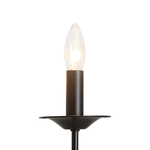 Modern Farmhouse 9-Light Candlestick Tiered Chandelier