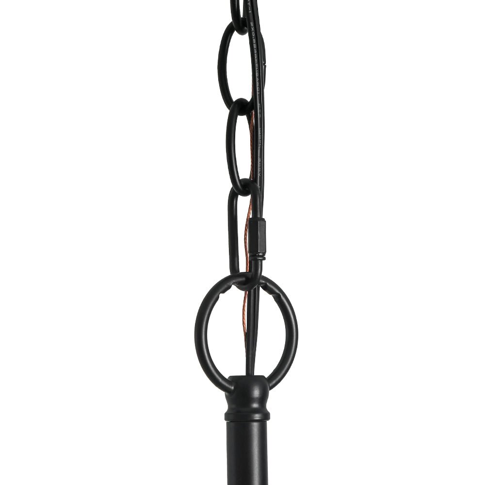 Modern Farmhouse 9-Light Candlestick Tiered Chandelier