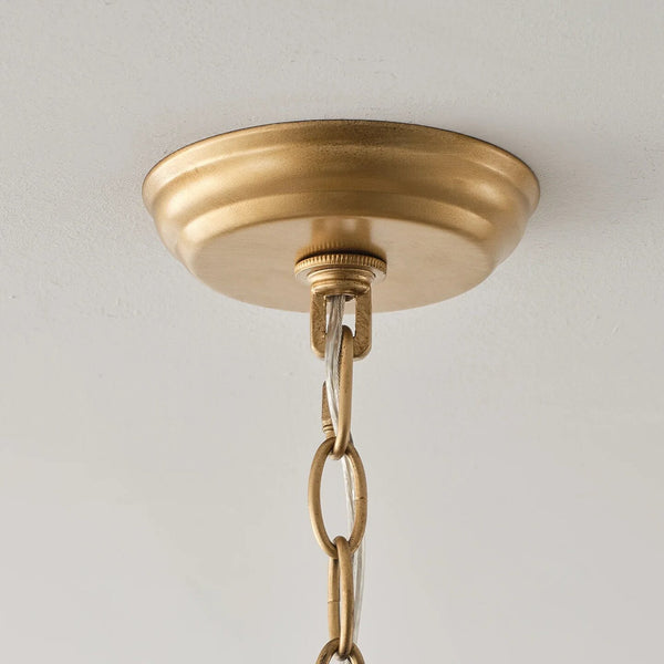 Organic Boho 5-Light Dimmable Bowl Chandelier Wabi-sabi Pendant Light