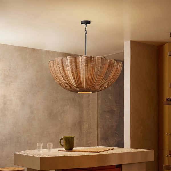Wabi sabi Pendant Globe Hanging Light for Dining Room & Kitchen