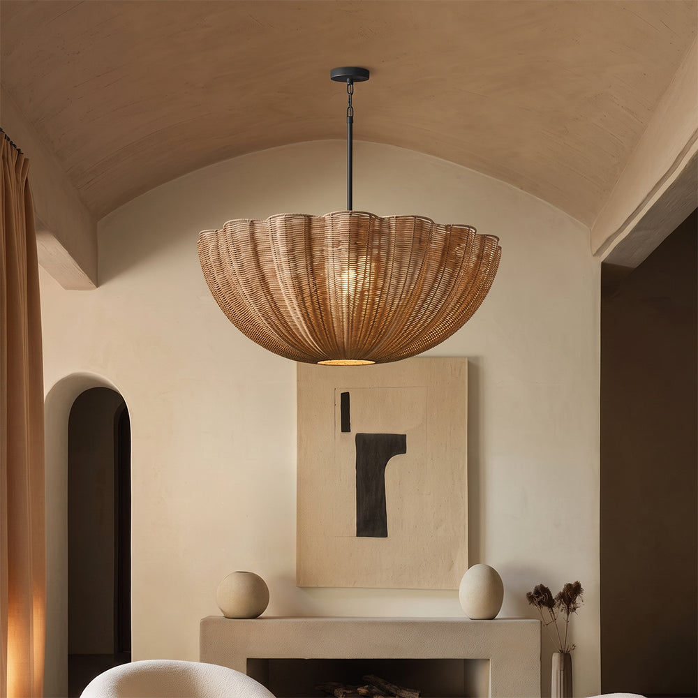 Wabi sabi Pendant Globe Hanging Light for Dining Room & Kitchen