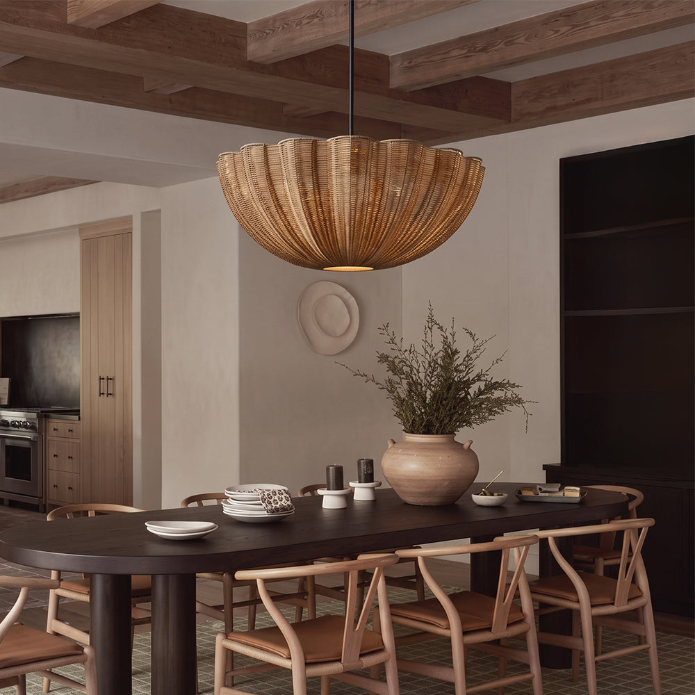 Wabi sabi Pendant Globe Hanging Light for Dining Room & Kitchen