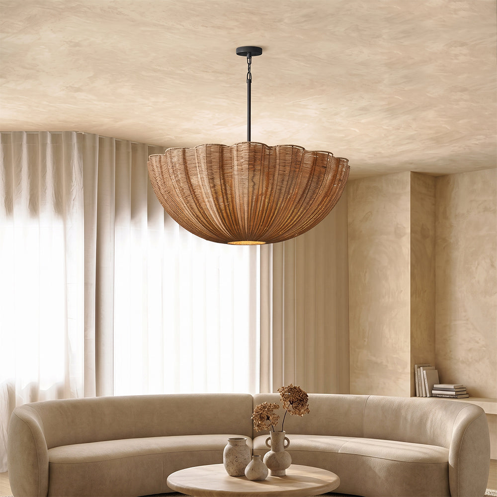 Wabi sabi Pendant Globe Hanging Light for Dining Room & Kitchen