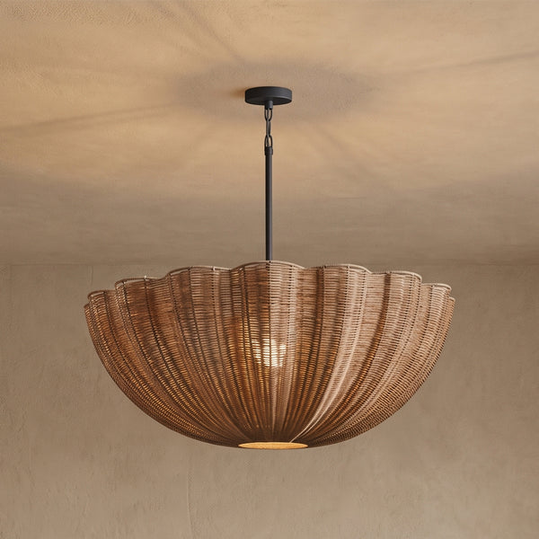 Wabi sabi Pendant Globe Hanging Light for Dining Room & Kitchen