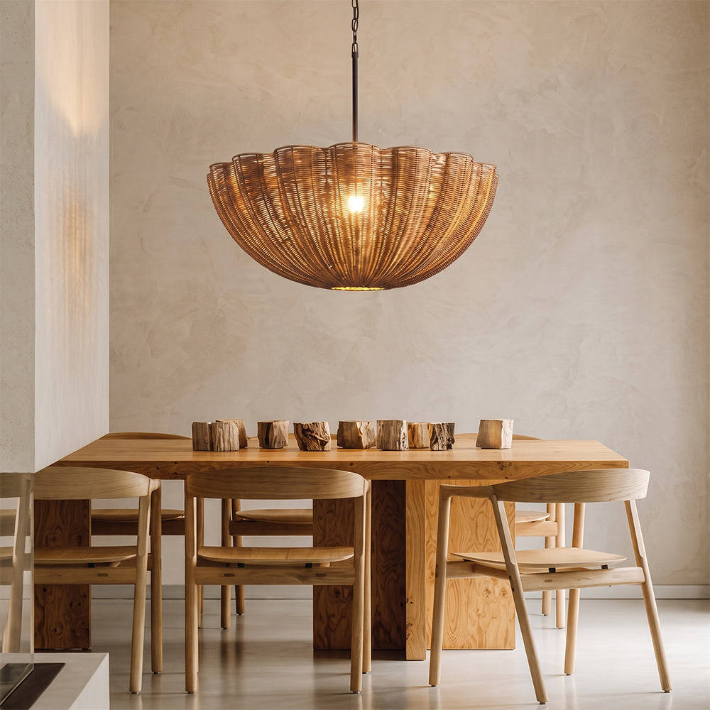 Wabi sabi Pendant Globe Hanging Light for Dining Room & Kitchen