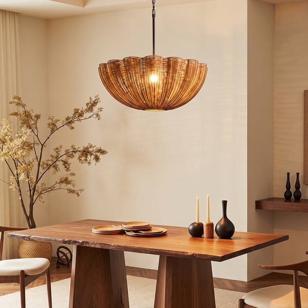 Wabi sabi Pendant Globe Hanging Light for Dining Room & Kitchen