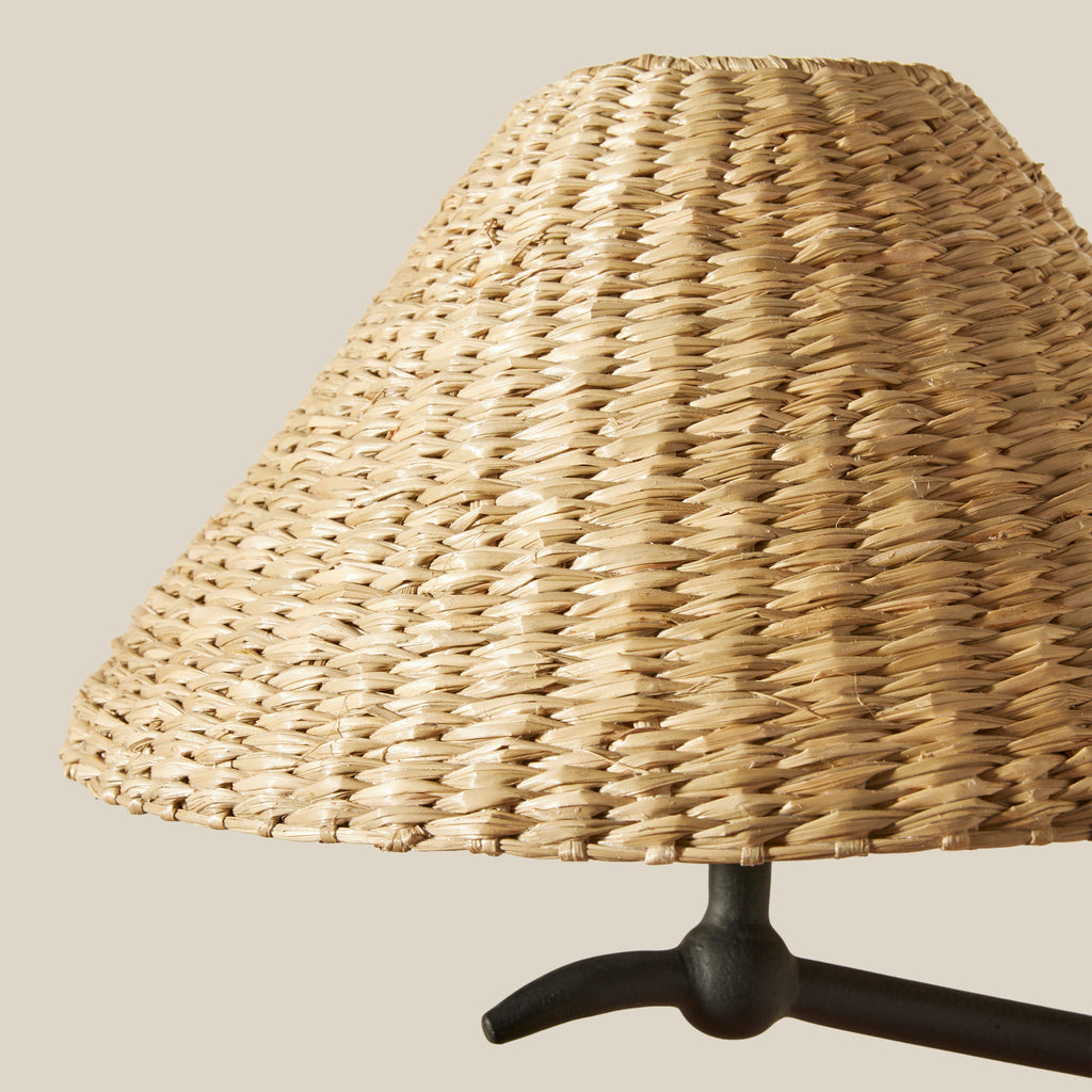 3-Light Grand Coastal Chandelier Seagrass Rattan Pendant Light
