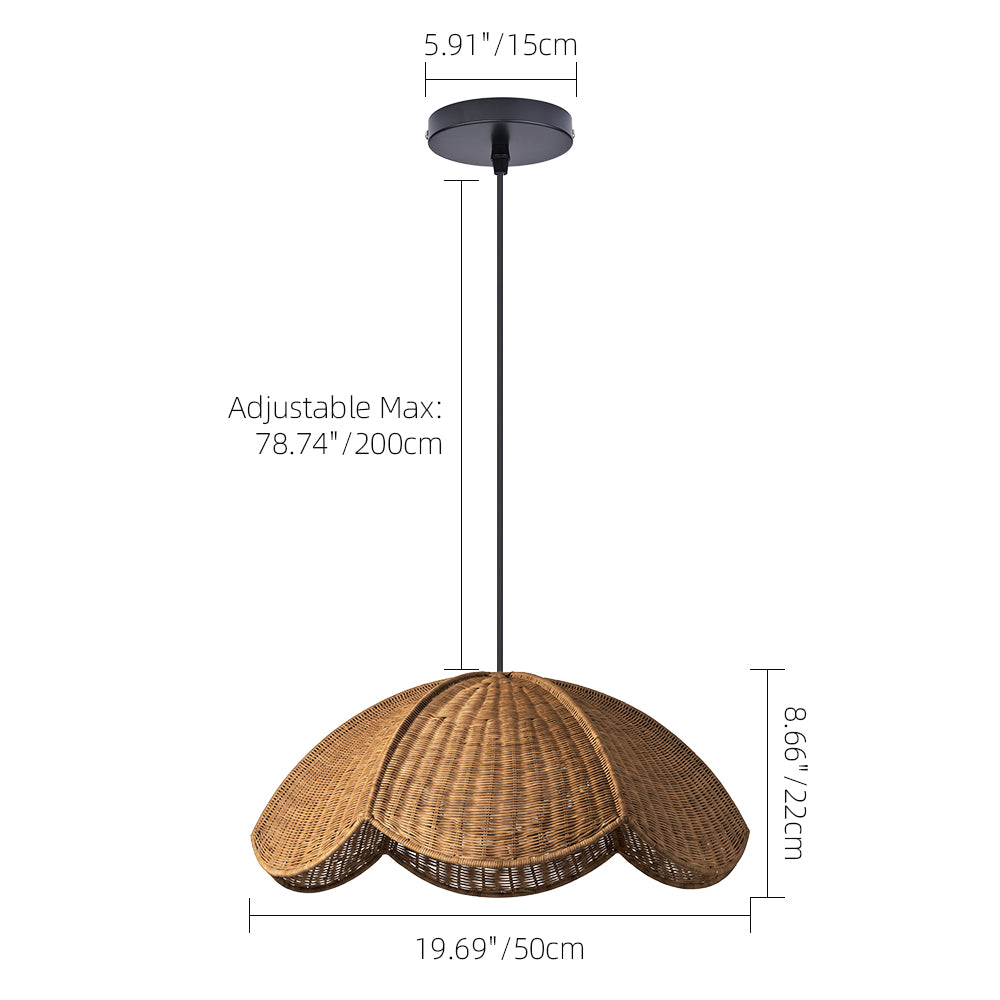 Japanese Wabi-Sabi Style Retro Pendant Light Dining & Bedroom Lamp