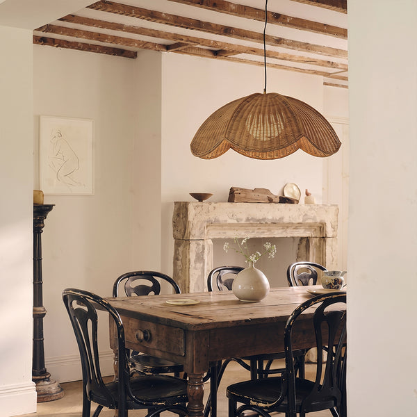 Japanese Wabi-Sabi Style Retro Pendant Light Dining & Bedroom Lamp