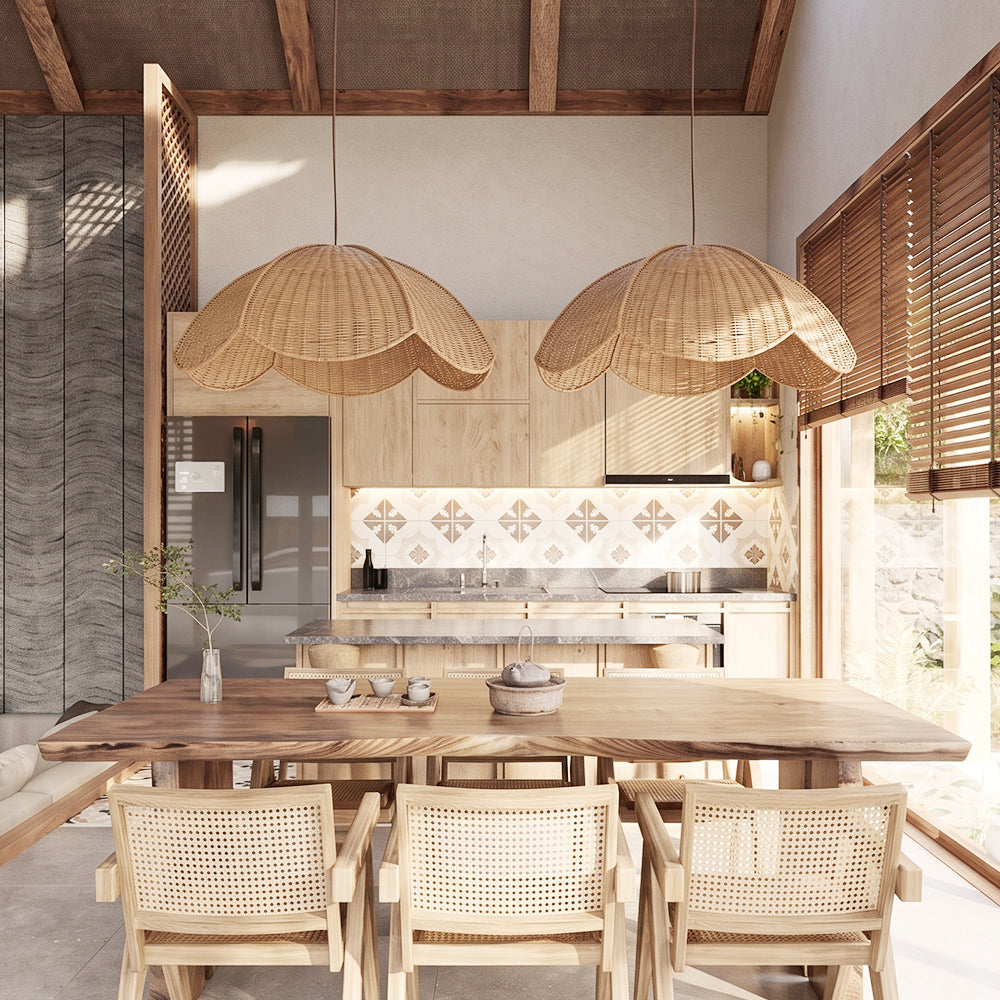 Japanese Wabi-Sabi Style Retro Pendant Light Dining & Bedroom Lamp