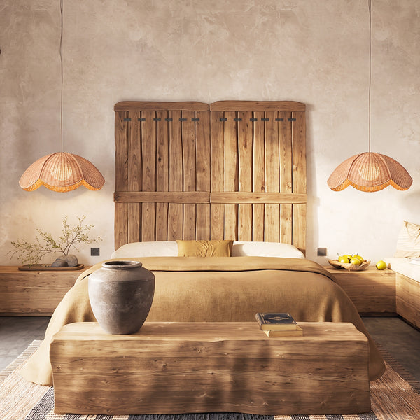 Japanese Wabi-Sabi Style Retro Pendant Light Dining & Bedroom Lamp