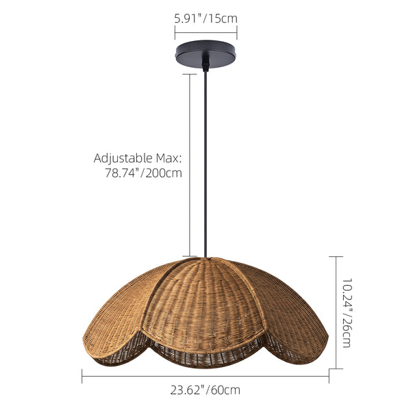 Japanese Wabi-Sabi Style Retro Pendant Light Dining & Bedroom Lamp