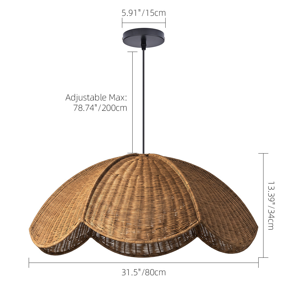 Japanese Wabi-Sabi Style Retro Pendant Light Dining & Bedroom Lamp