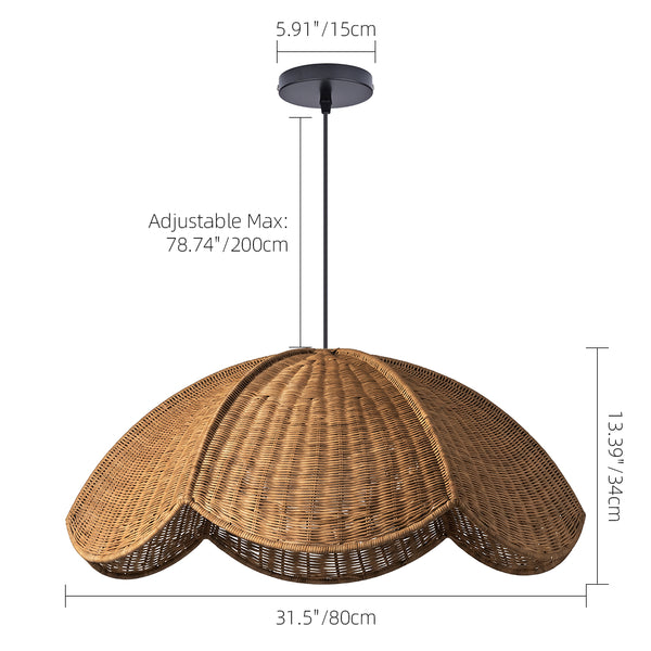 Japanese Wabi-Sabi Style Retro Pendant Light Dining & Bedroom Lamp