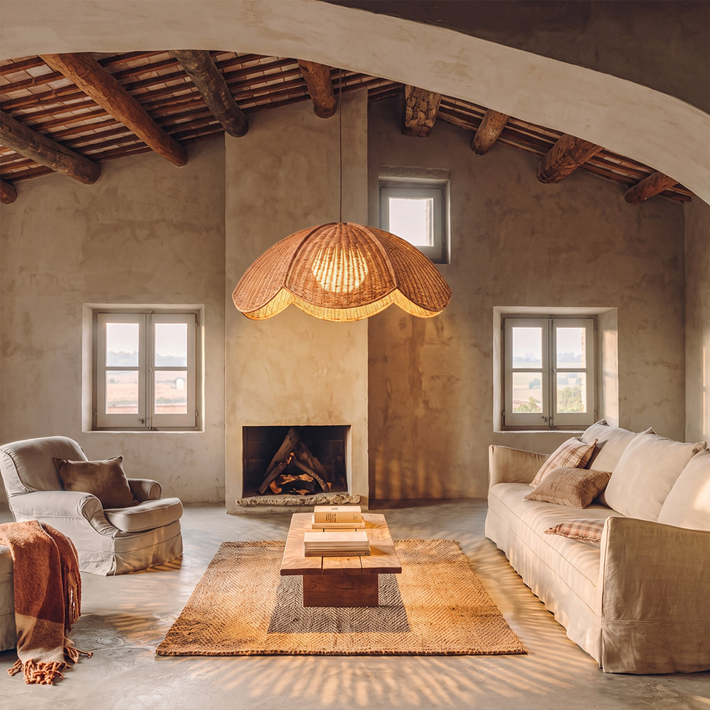 Japanese Wabi-Sabi Style Retro Pendant Light Dining & Bedroom Lamp