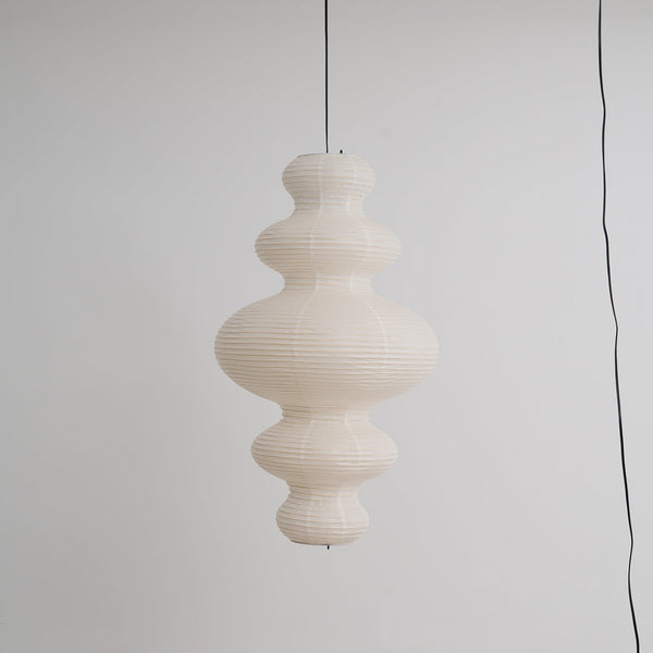 Akari Pendant Lamp Hand-Crafted Rice Paper Plug-In Light