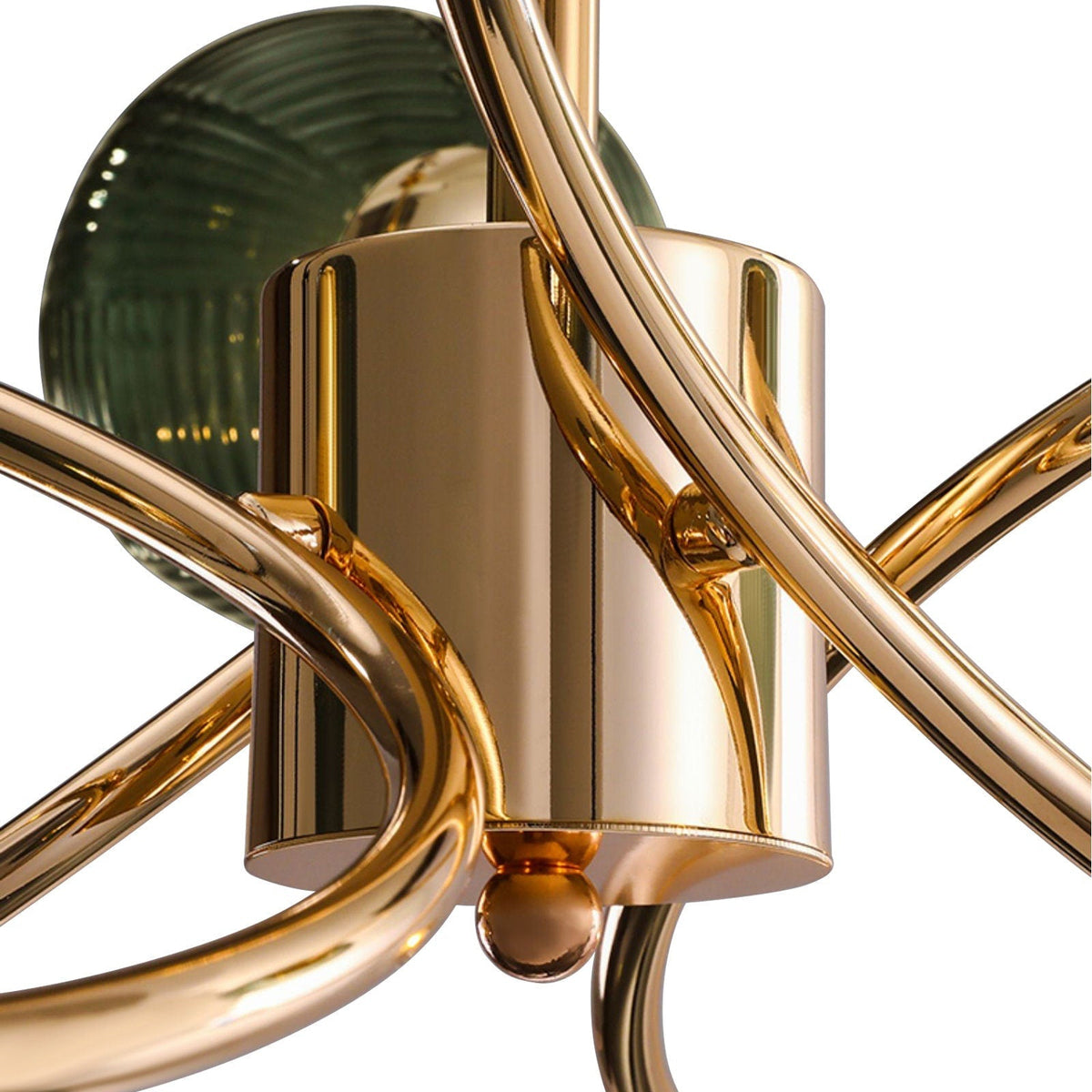 Glass Magic Bean Molecular Creative Branch Chandelier