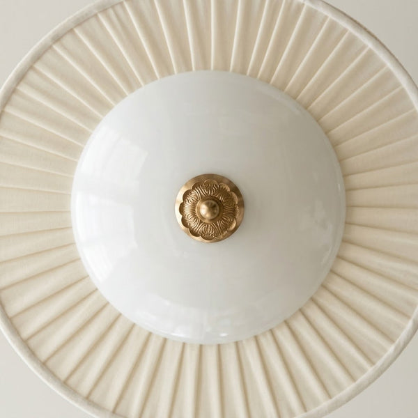 Natural Rattan & Brass Pendant Light Mid-Century Woven Lamp
