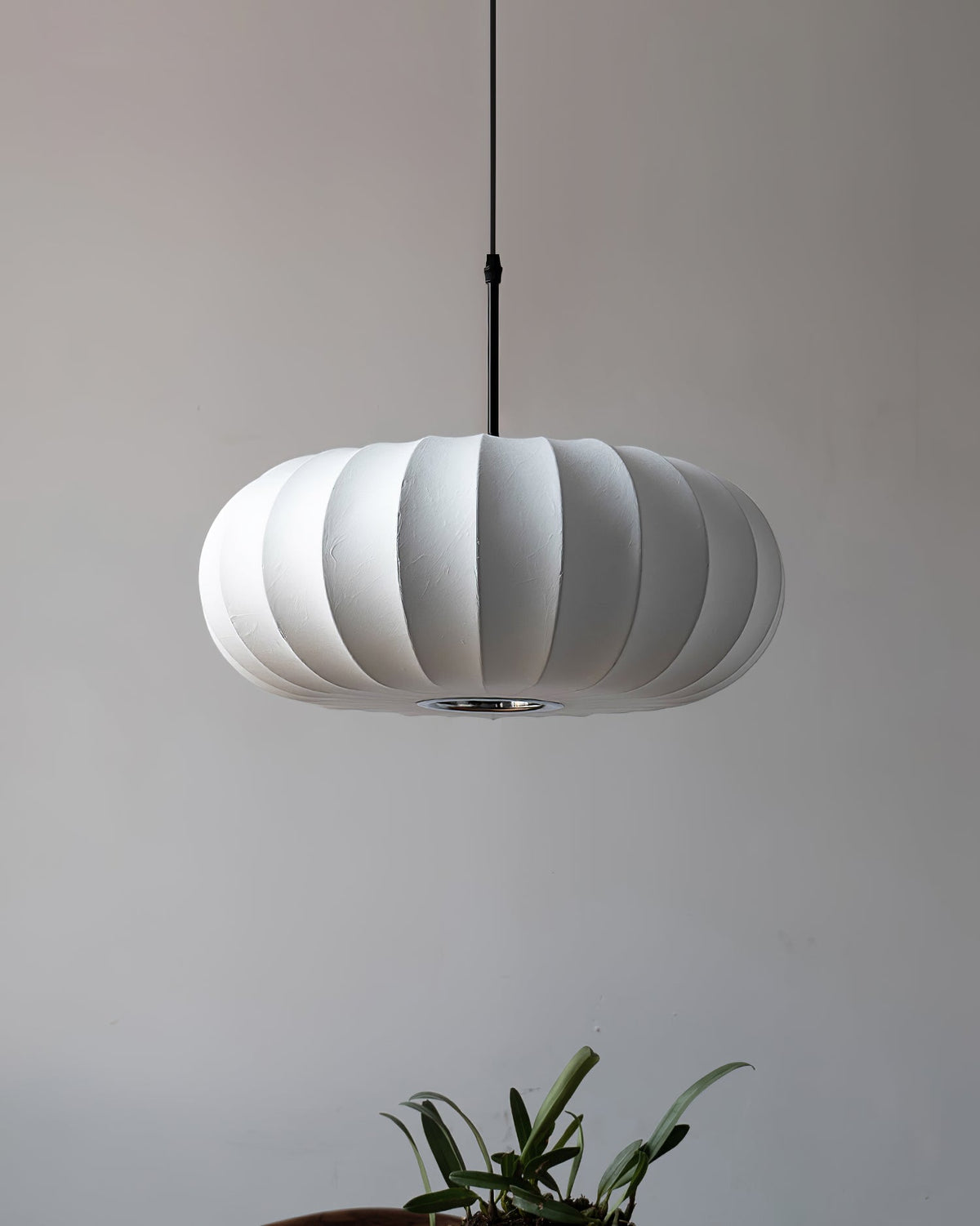 Medieval Style Silk Pendant Lamp Restaurant & Bedside Hanging Light