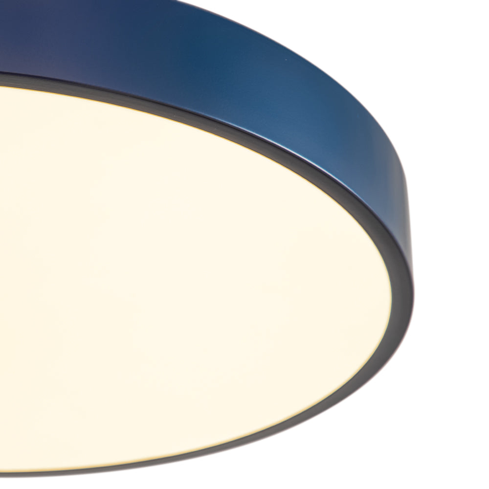 Modern Minimalist LED Drum Semi Flush Mount
