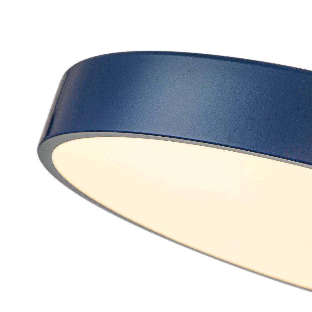 Modern Minimalist LED Drum Semi Flush Mount