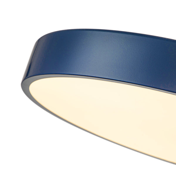 Modern Minimalist LED Drum Semi Flush Mount