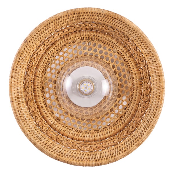 Handmade Bamboo Woven Wall Light Original Design Sconce