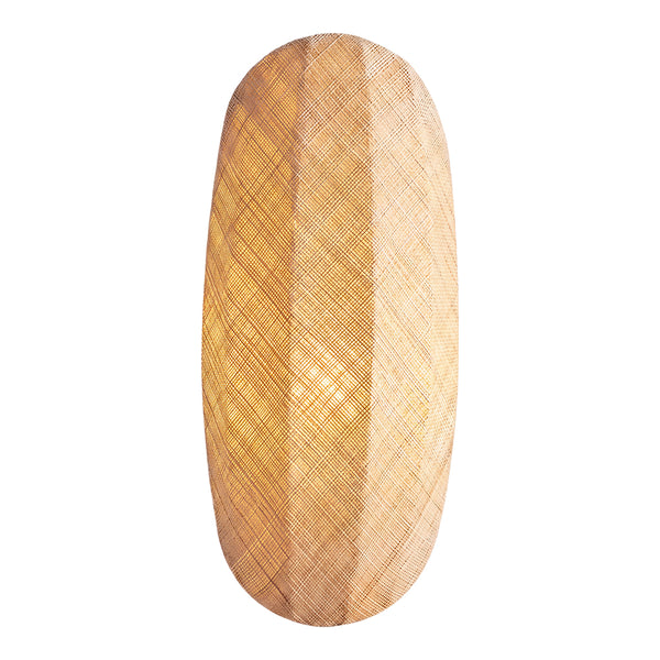 Wabi-Sabi Style Fabric Wall Lamp Japanese Retro Bedside Sconce