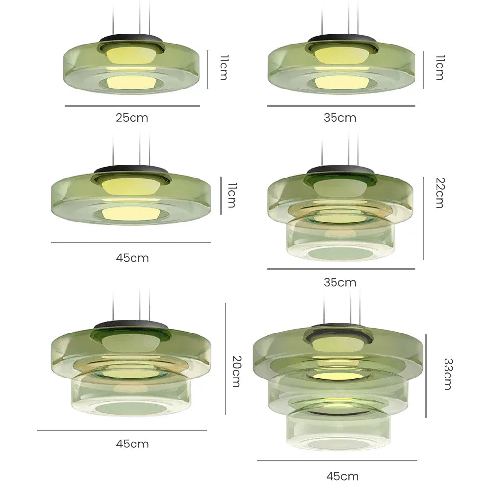 Nordic Glass Pendant Lighting Modern Kitchen Island Chandelier