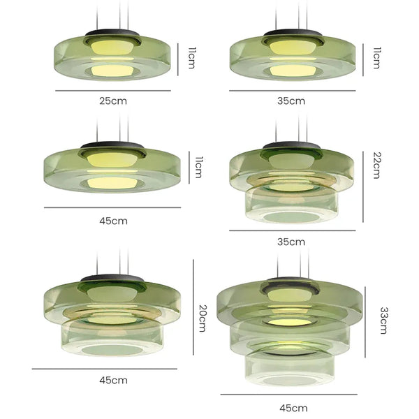 Nordic Glass Pendant Lighting Modern Kitchen Island Chandelier