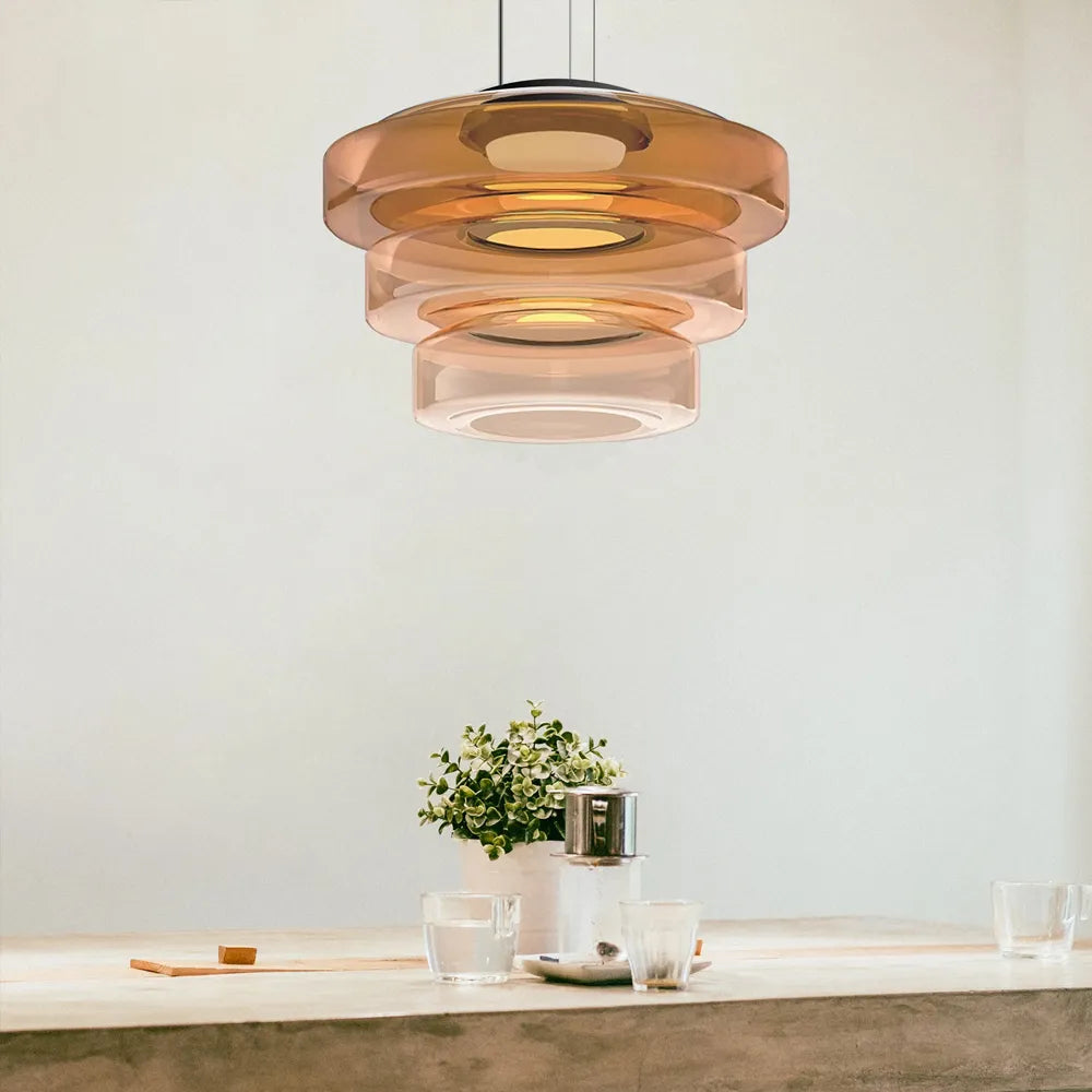 Nordic Glass Pendant Lighting Modern Kitchen Island Chandelier