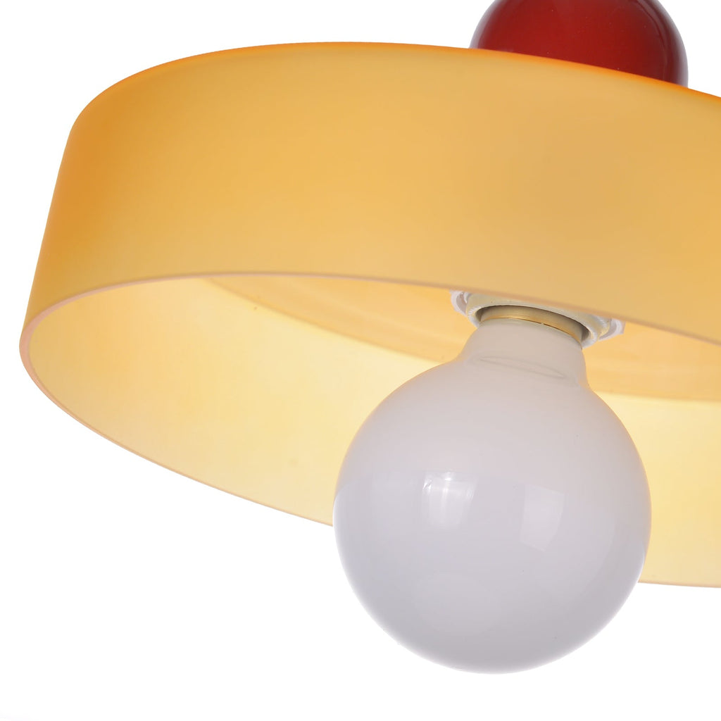 Modern Colorful Glass Pendant Light Vibrant Art-Glass Chandelier
